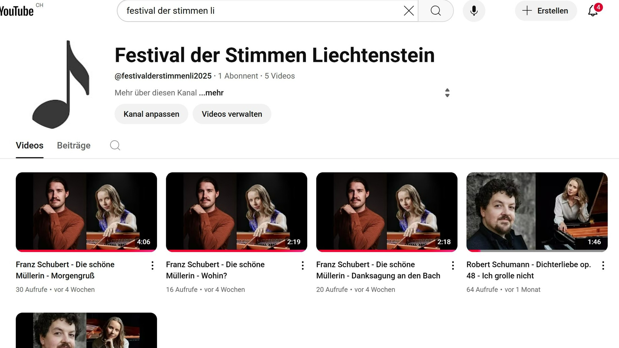 Der Youtube-Kanal des Festivals der Stimmen ist online. Abonniere den Kanal und verpasse nicht die neuesten Videos.
https://www.youtube.com/@festivalderstimmenli2025